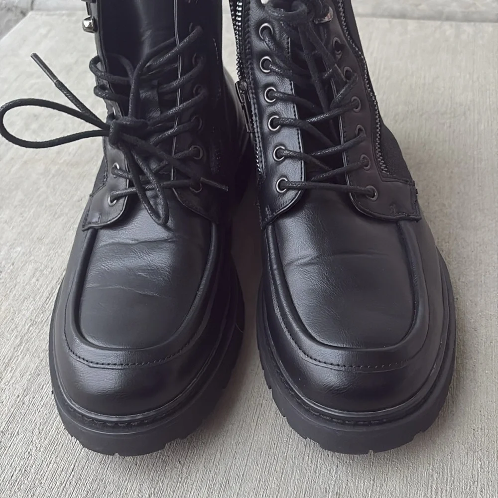 Steve Madden Bragg Combat Boot Size 8 Men's